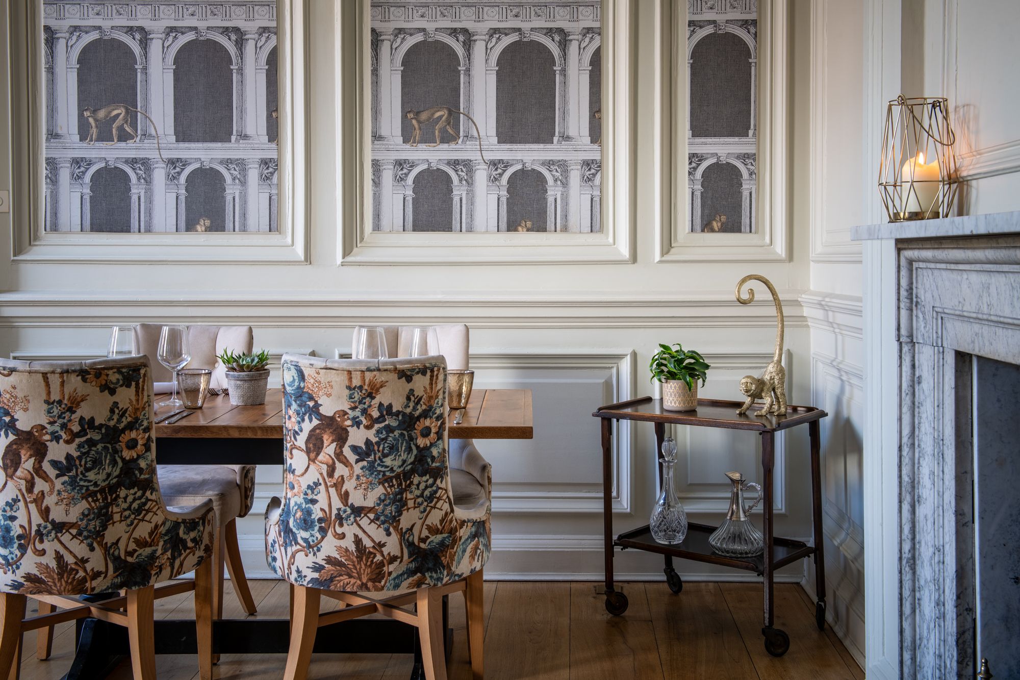 dining area in restaurant