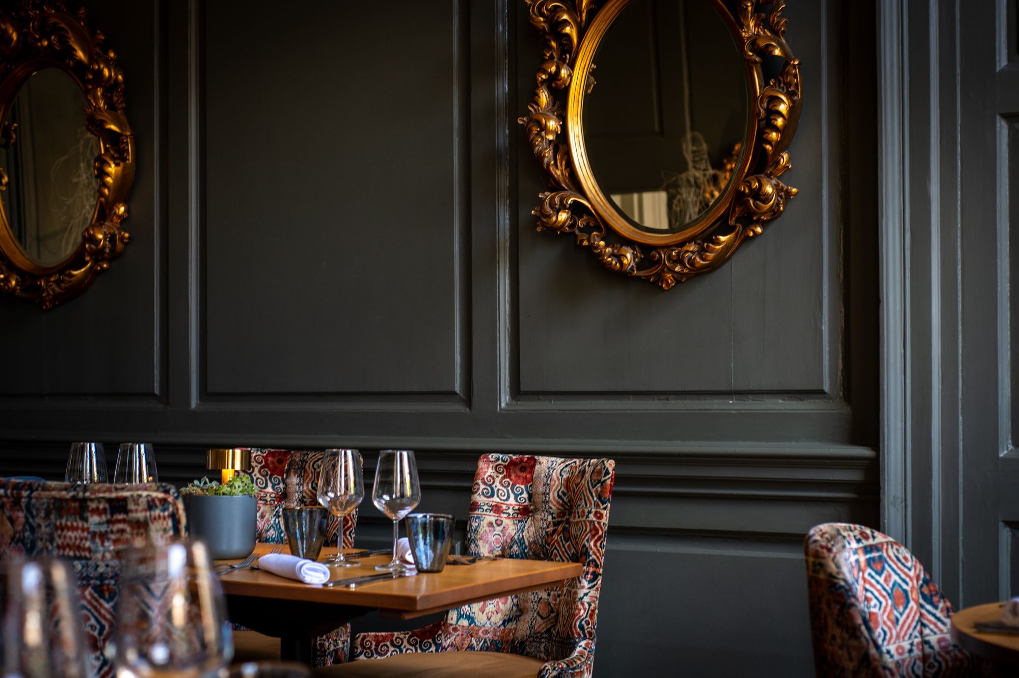 dining area in restaurant